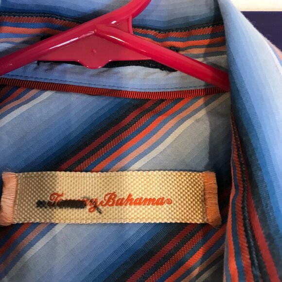 TOMMY BAHAMA SILK BLENS MENS SHIRT SIZE XLT - Picture 5 of 6